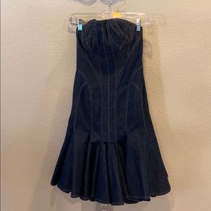 Alexander McCqueen denim dress size 38